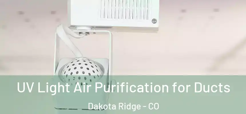  UV Light Air Purification for Ducts Dakota Ridge - CO